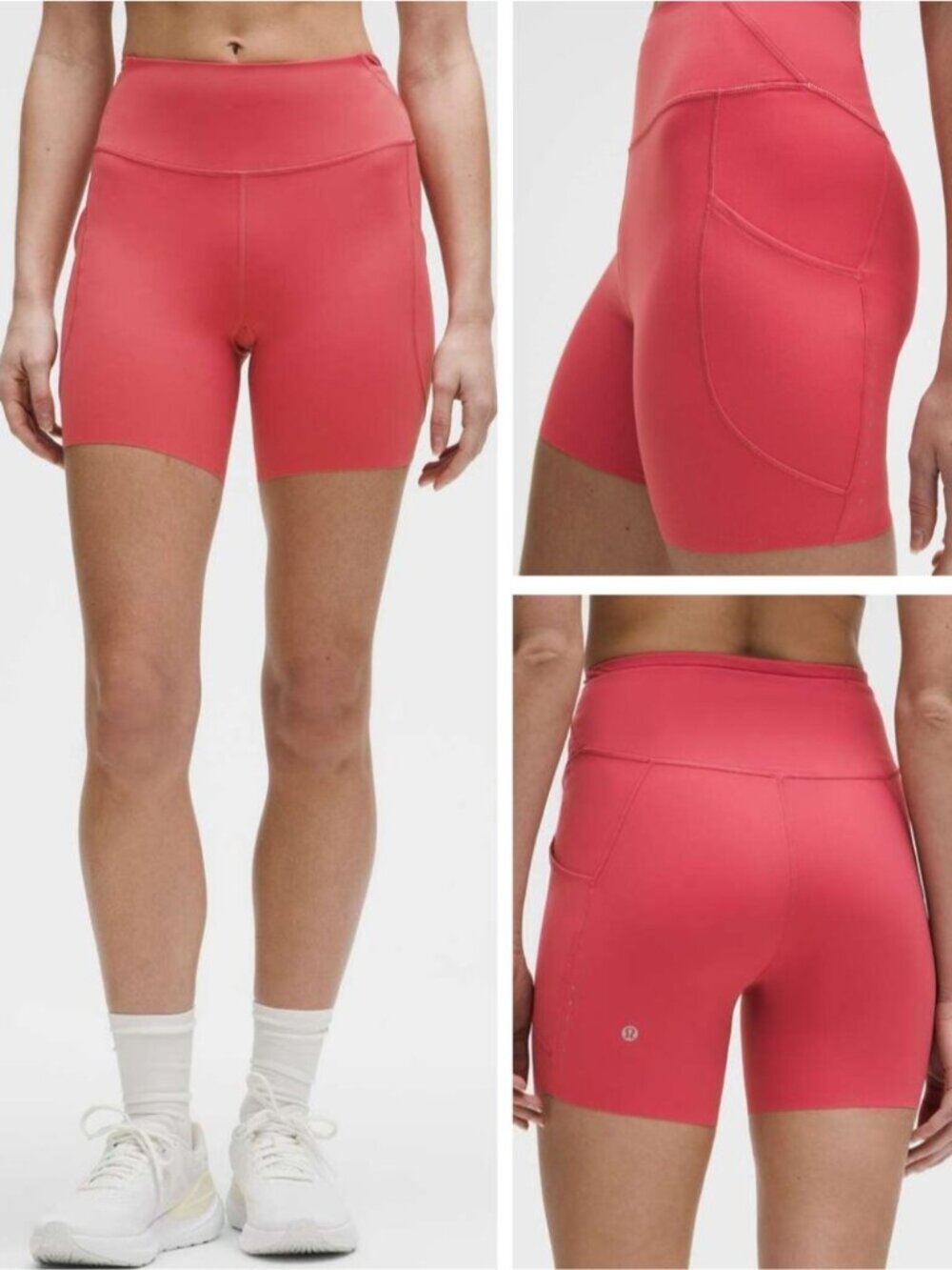 LULULEMON Fast and Free High-Rise Short 6" 5 Pocket Size 10 Desert Red
